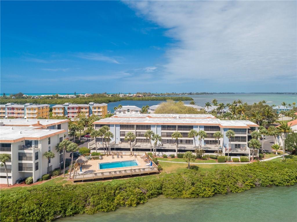 1501 BEACH ROAD AS SEEN FROM OUT OVER LEMON BAY.