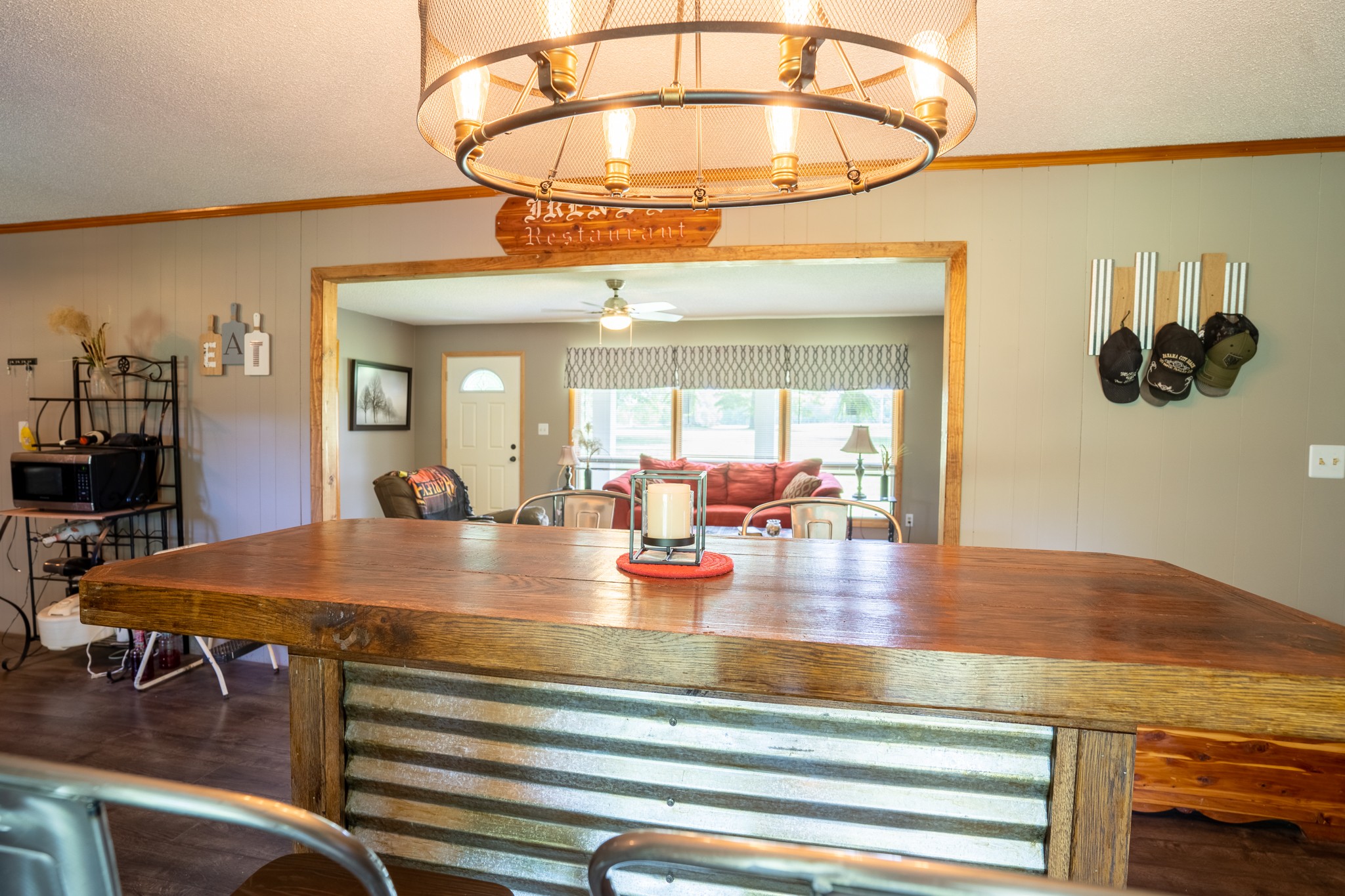 153 Westside Road Lawrenceburg, TN 38464 - Photo 36 of 37 a view of kitchen and dining area with wooden floor
