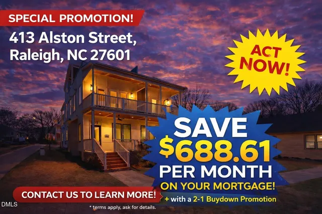 $589,500 | 413 Alston Street, Unit 102, Raleigh, NC 27601