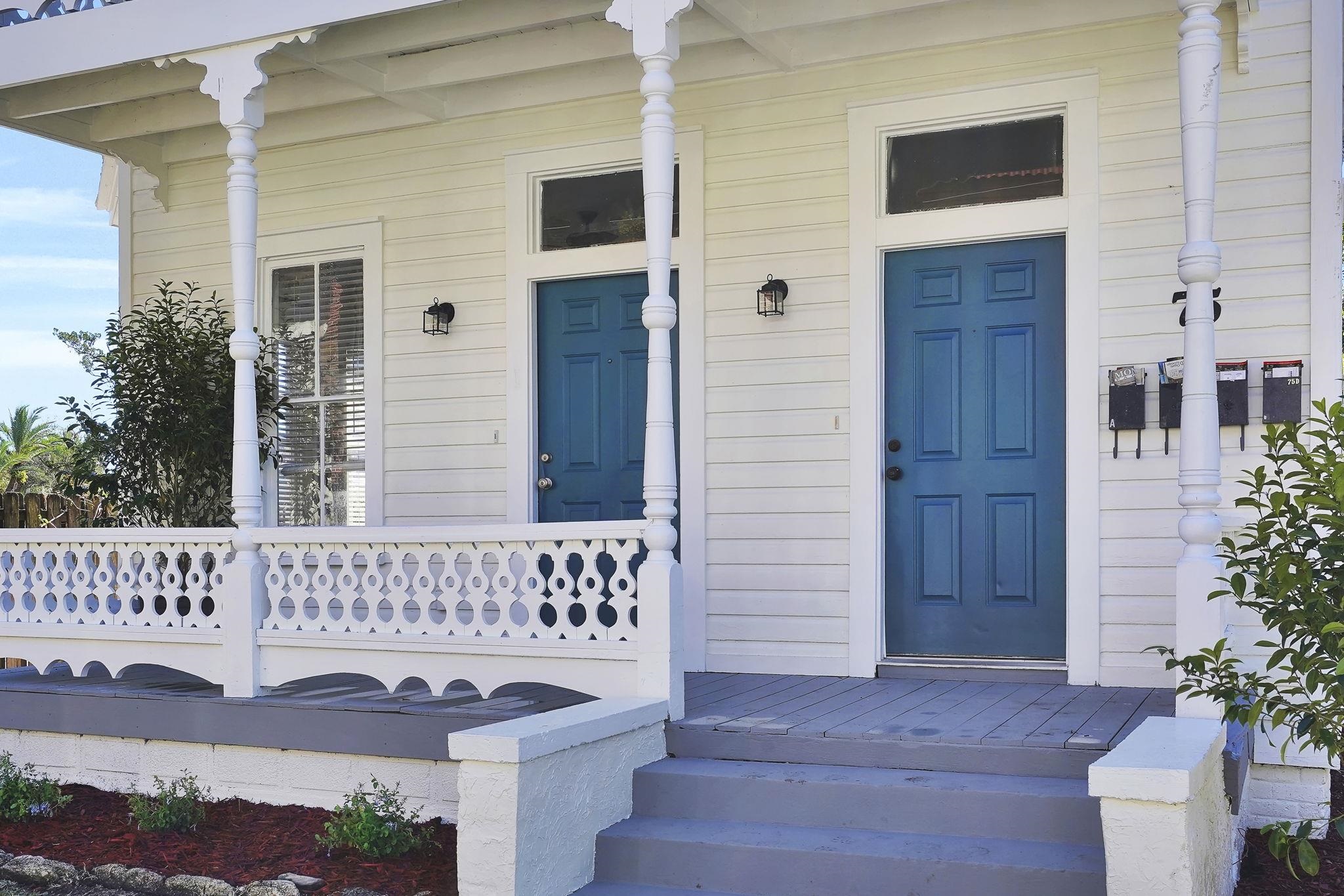 75 Cedar Street St. Augustine, FL 32084 - Photo 5 of 56 a view of a house with a wooden fence