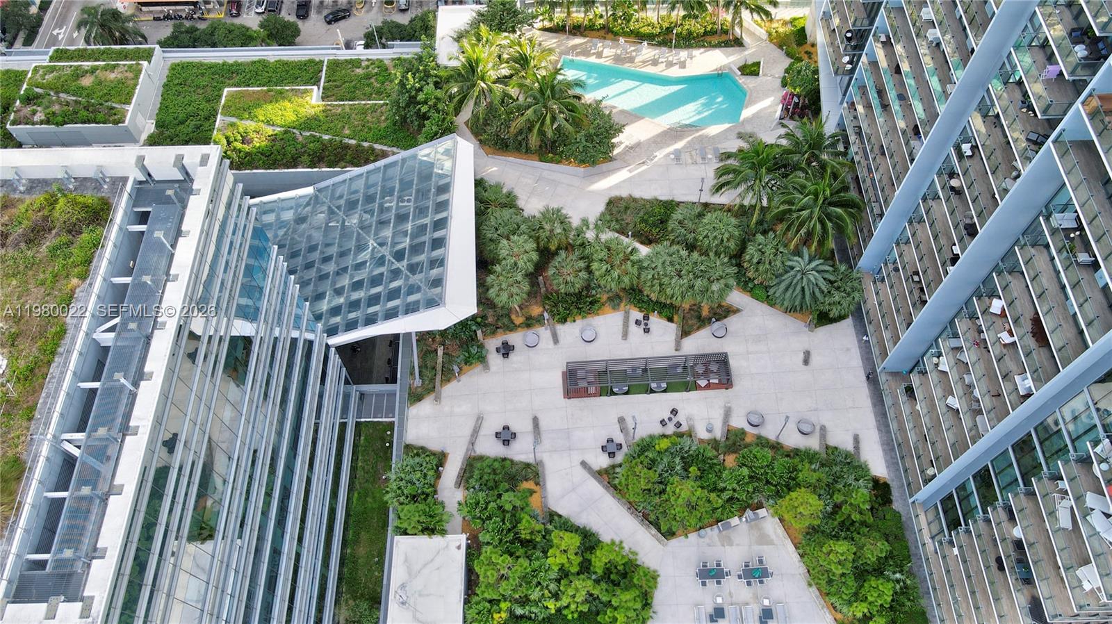 88 Southwest 7th Street, Unit 2706 Miami, FL 33130 - Photo 44 of 58 a view of an outdoor space with a balcony
