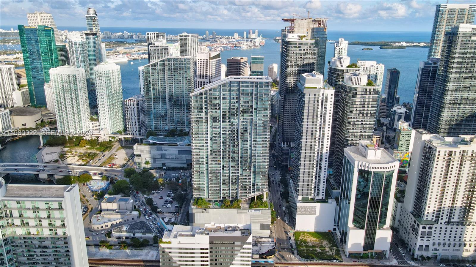 88 Southwest 7th Street, Unit 2706 Miami, FL 33130 - Photo 45 of 58 a city view with tall buildings