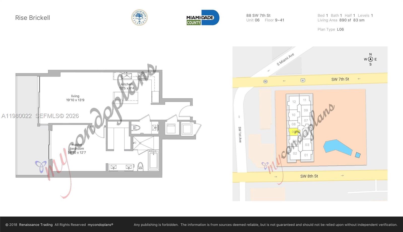 88 Southwest 7th Street, Unit 2706 Miami, FL 33130 - Photo 60 of 60