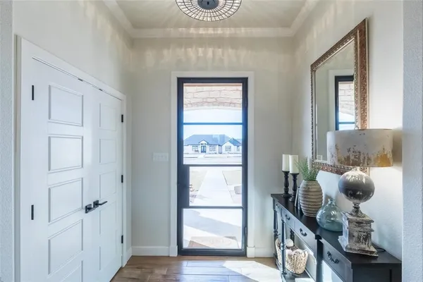 a bathroom with a window