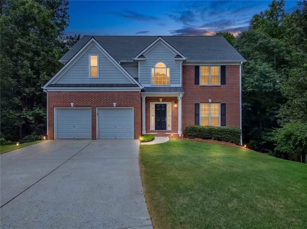 43 Ivy Mist Lane Acworth, GA 30101 - Photo 1 of 58 front view of a house with a yard