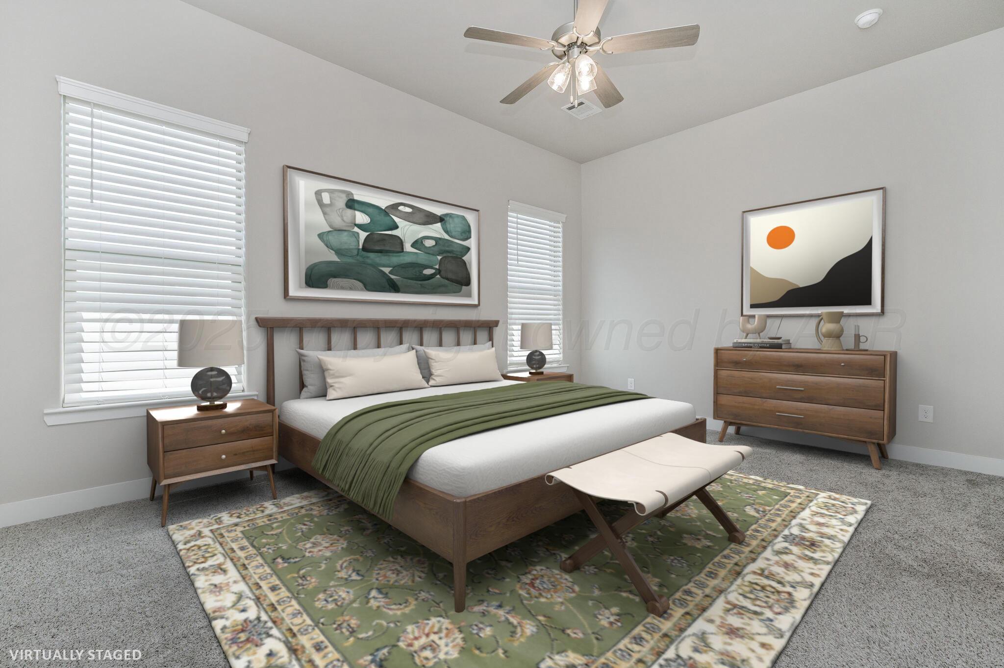 9209 Lexford Drive Amarillo, TX 79119 - Photo 11 of 23 a bedroom with furniture and a window