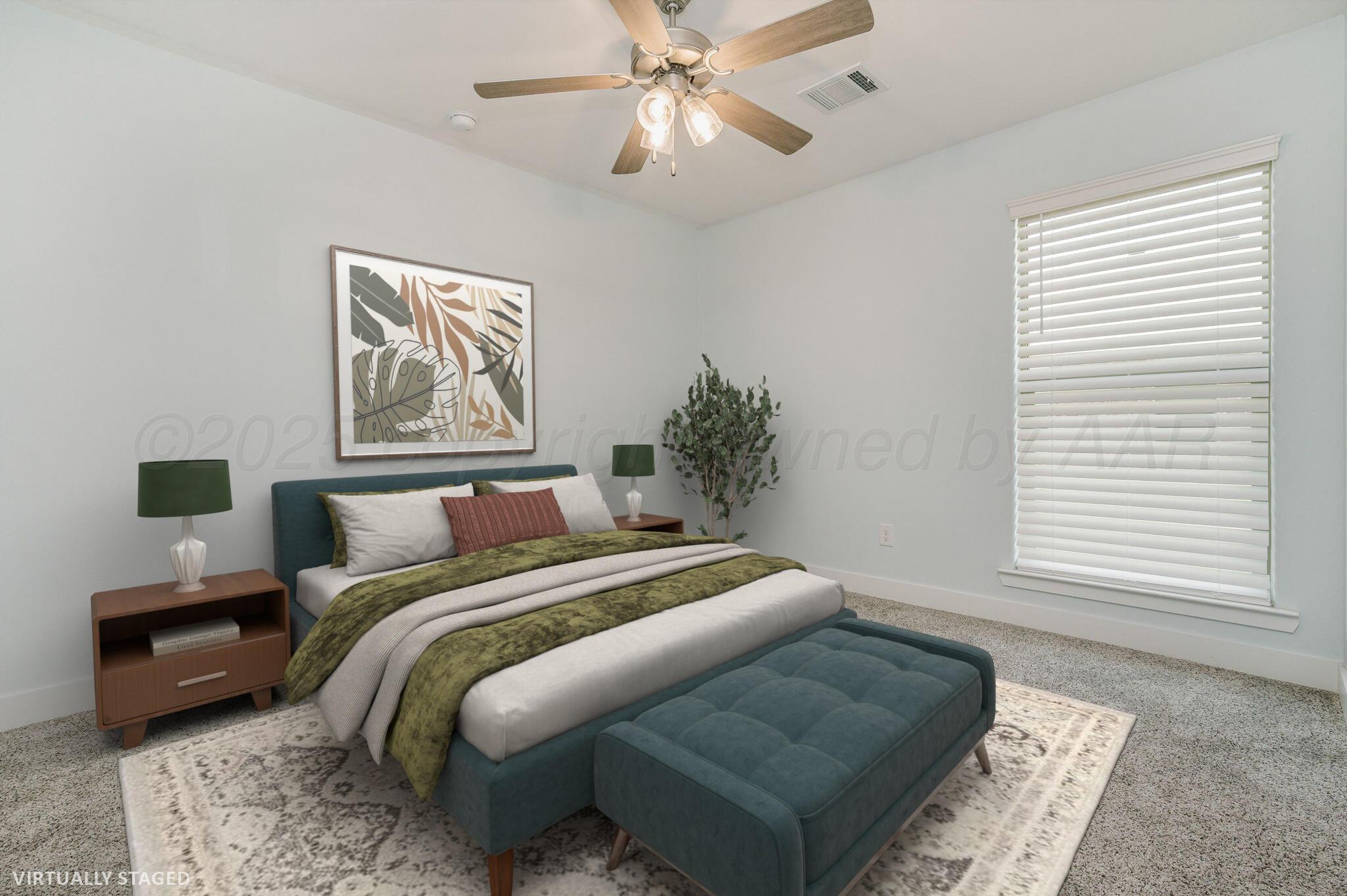 9209 Lexford Drive Amarillo, TX 79119 - Photo 20 of 23 a bedroom with a bed and a window