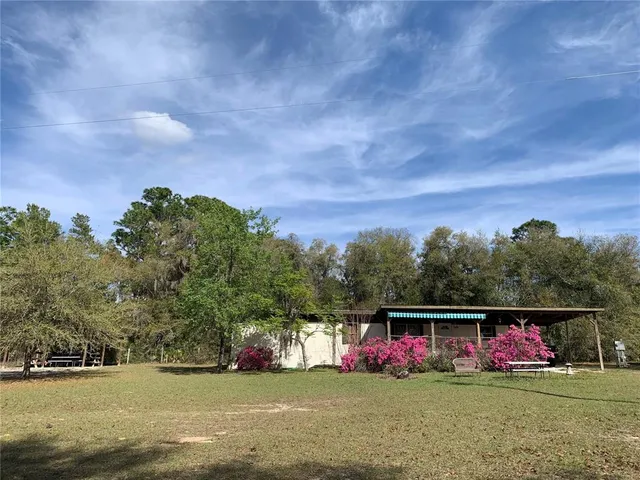 a view of outdoor space with trees
