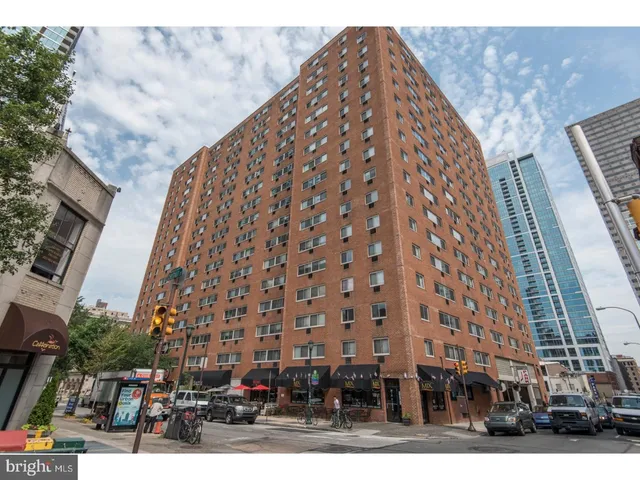 a front view of a building