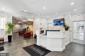 2101 Chestnut Street, Unit 811 Philadelphia, PA 19103 - Photo 5 of 17 a large white kitchen with lots of counter space