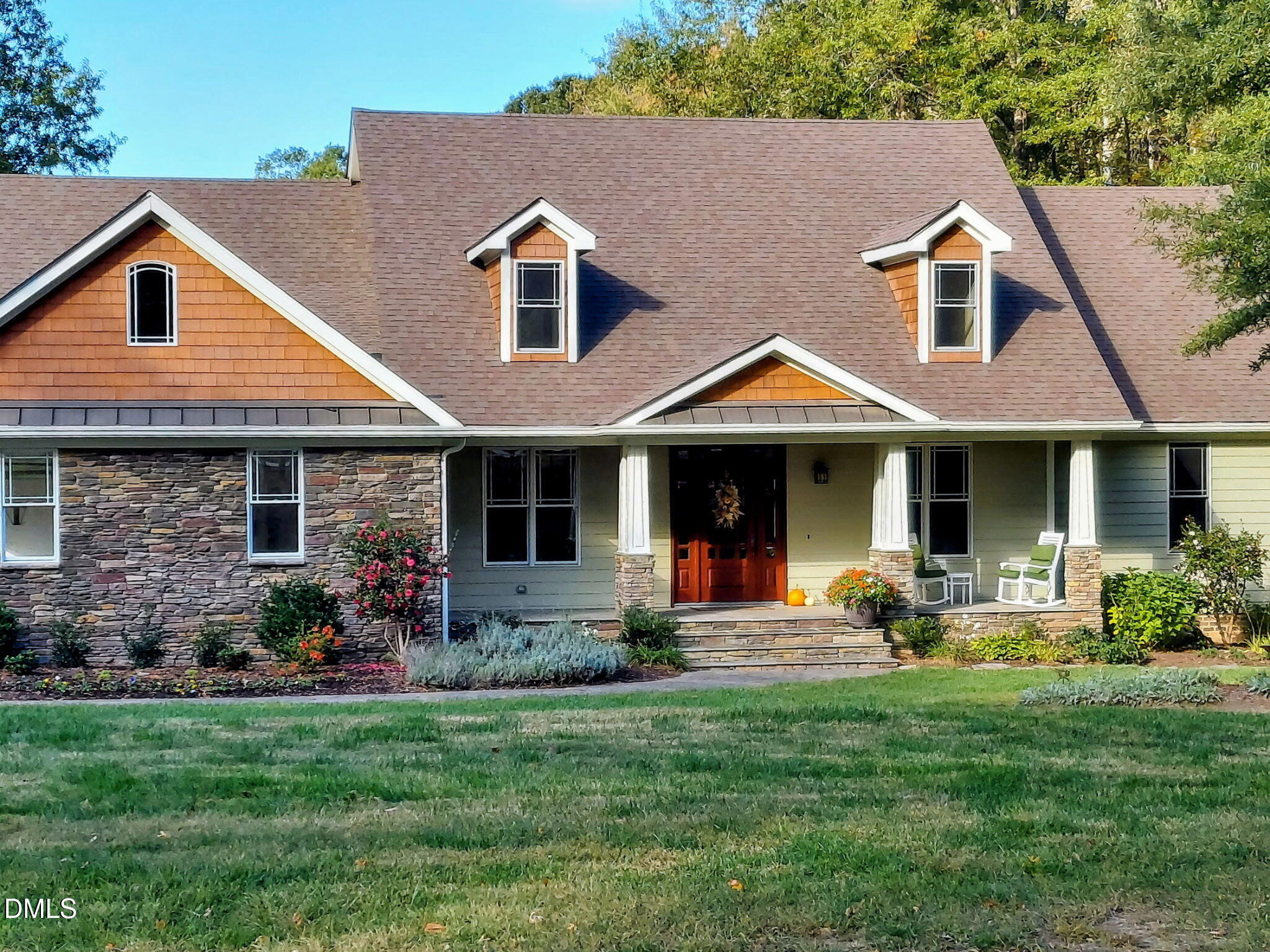 10775 Buffalo Creek Road Rougemont, NC 27572 - Photo 65 of 65 a front view of house with yard and outdoor seating