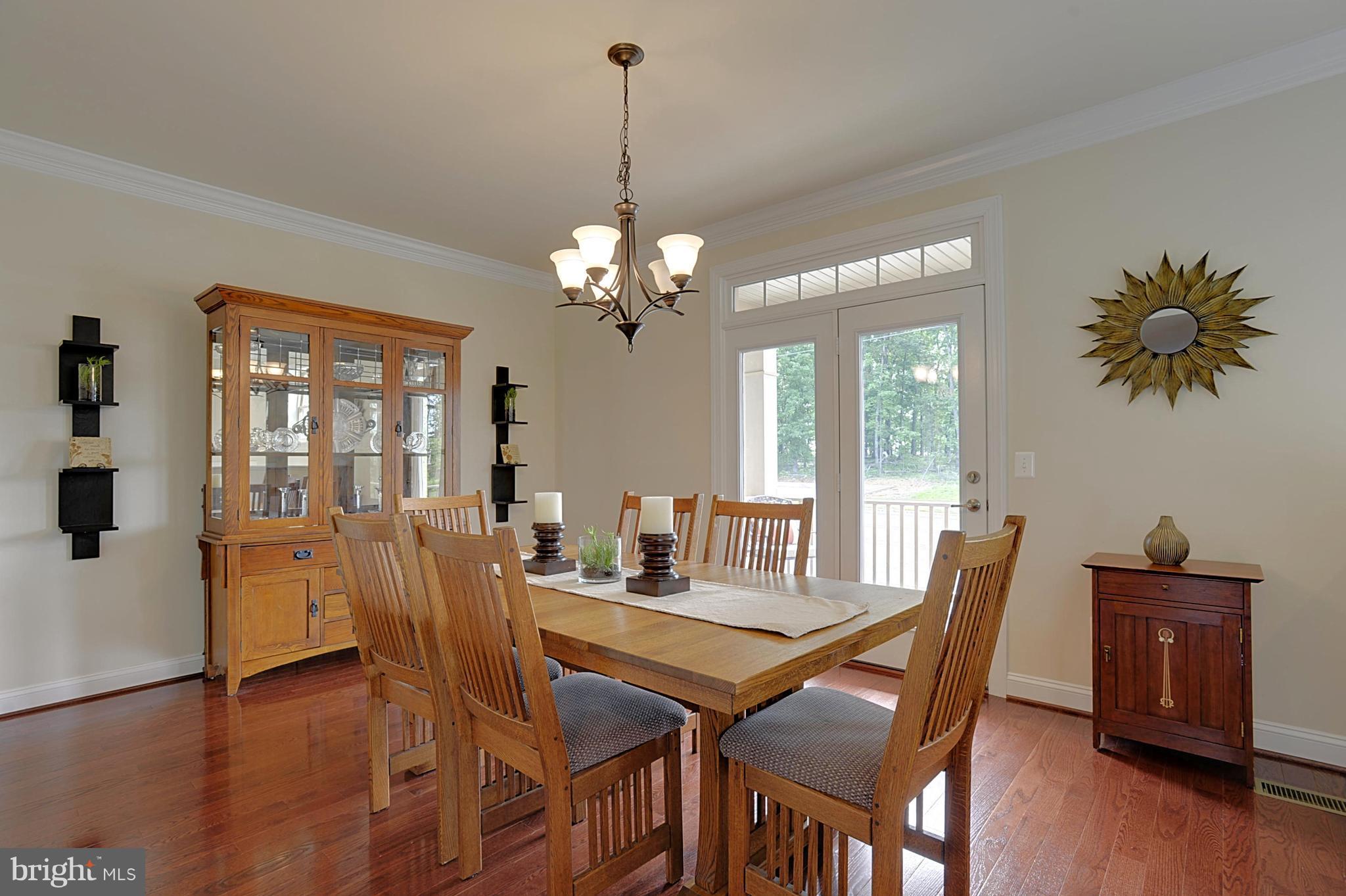 43346 Old Ryan Road Ashburn, VA 20148 - Photo 8 of 25 Dining Room w/door to front porch