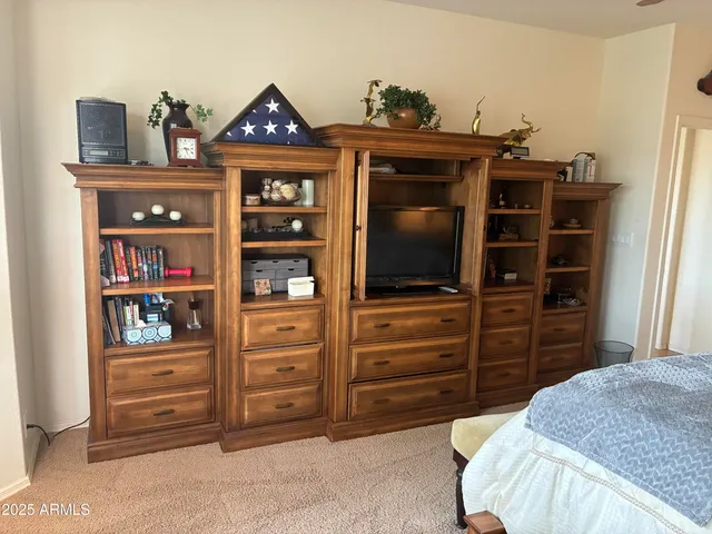 a room with storage and utility room