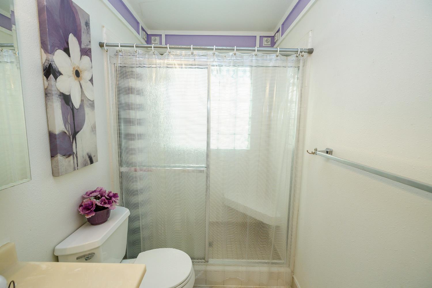 617 West Granger Avenue, Unit 48 Modesto, CA 95350 - Photo 17 of 27 a bathroom with a shower and a toilet