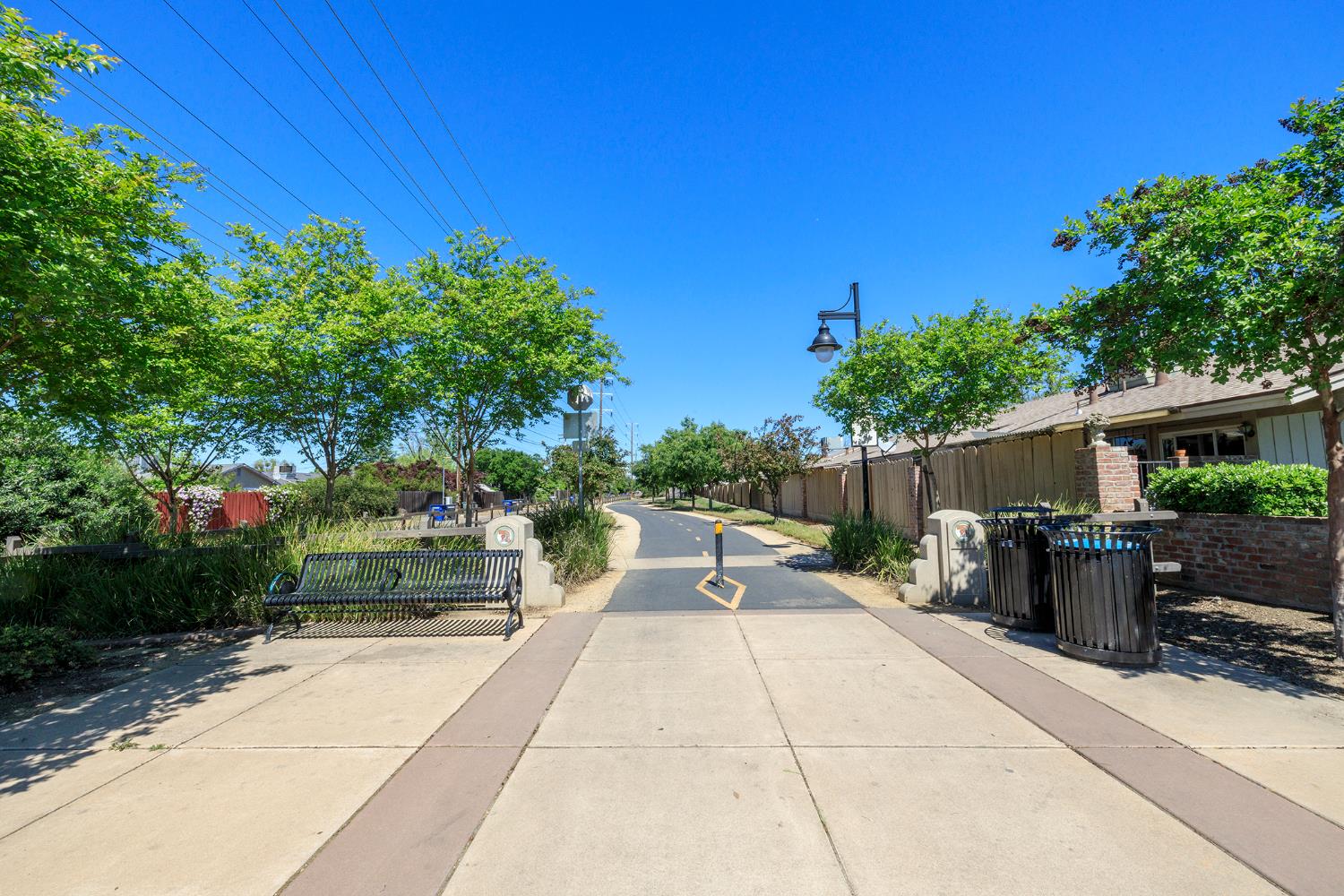 617 West Granger Avenue, Unit 48 Modesto, CA 95350 - Photo 27 of 27 a view of backyard with outdoor seating and plants