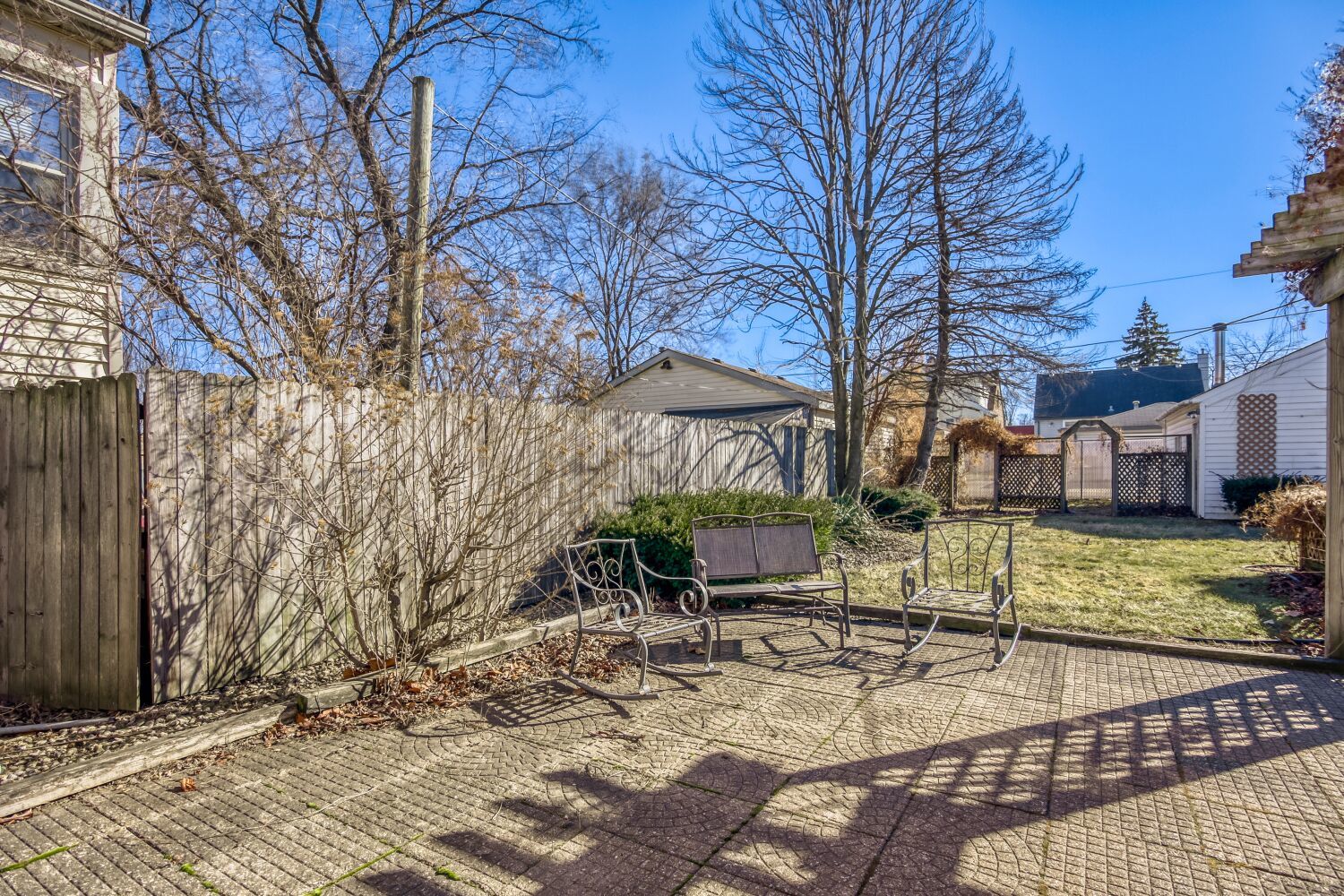 3659 Madison Street Lansing, IL 60438 - Photo 28 of 28 a view of a patio with a yard