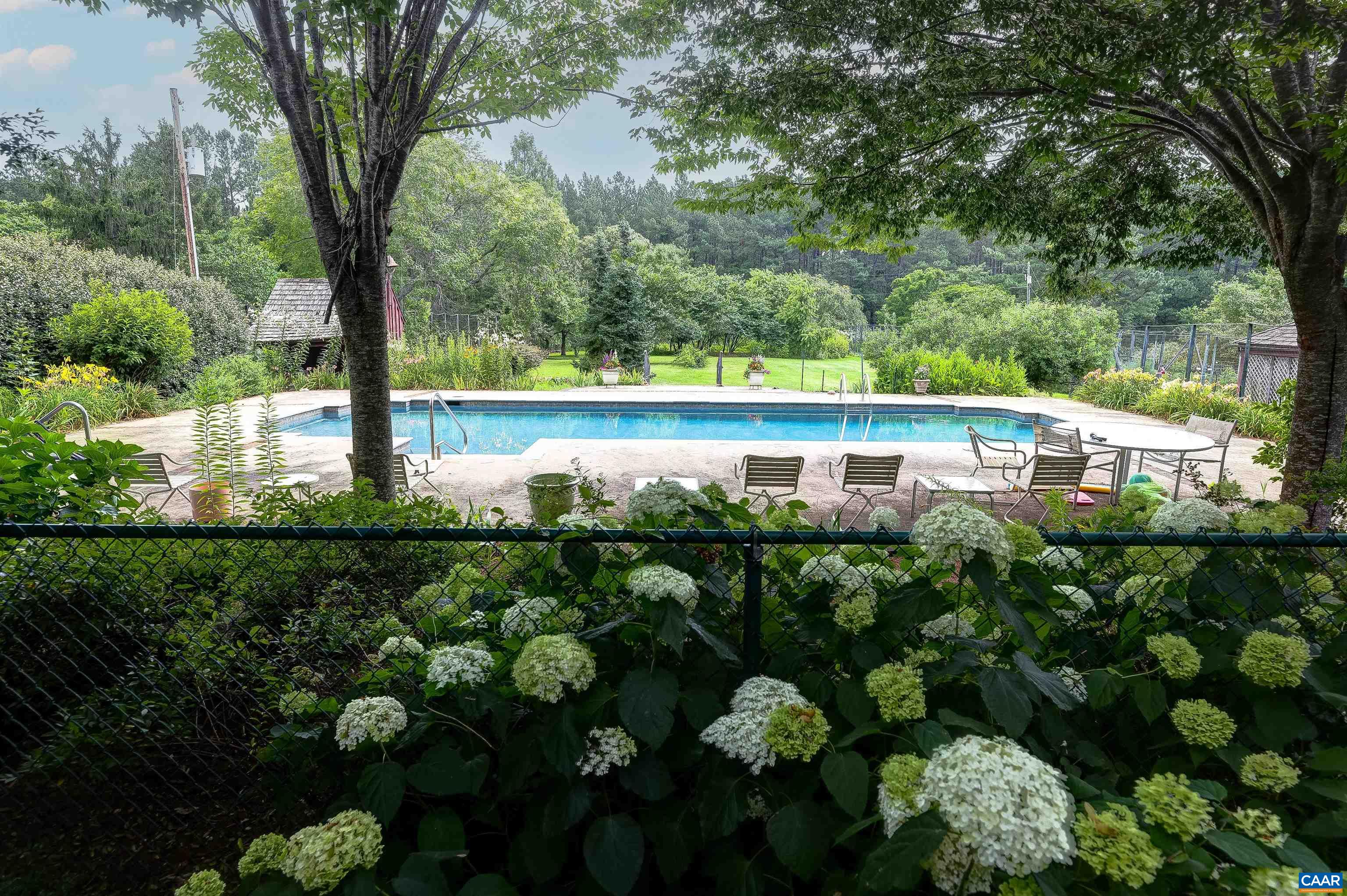 2051 Polo Grounds Road Charlottesville, VA 22911 - Photo 42 of 74 a view of a garden with a lot of plants and trees