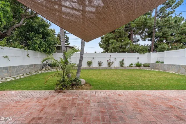 a view of a back yard