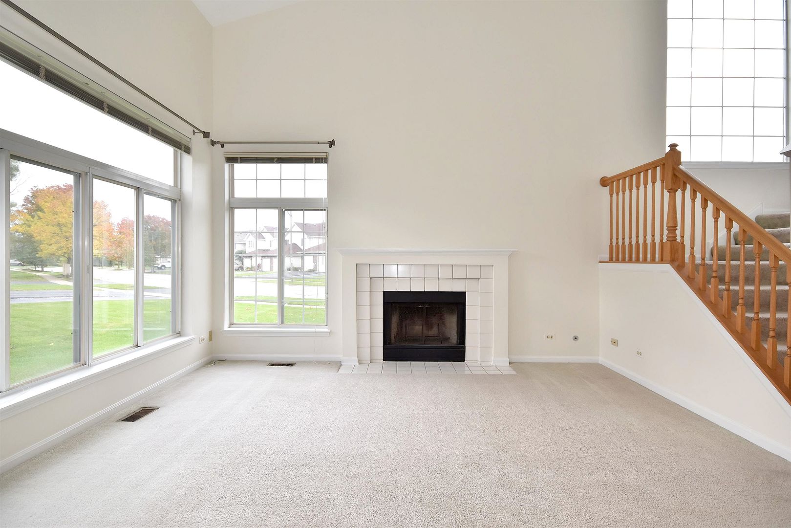 8343 Ripple Ridge Darien, IL 60561 - Photo 10 of 32 a view of an empty room with a fireplace and a window