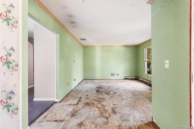 a view of an empty room