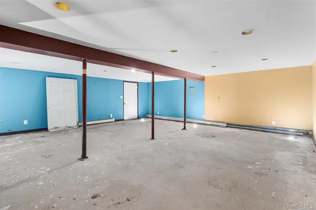 a view of outdoor space with garden