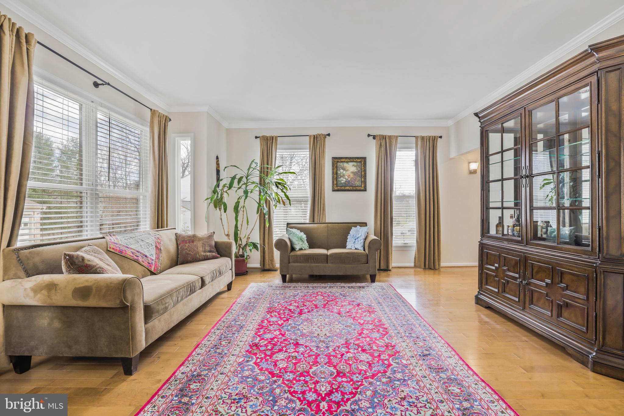 15532 Quince Ridge Lane North Potomac, MD 20878 - Photo 15 of 50 a living room with furniture and a rug