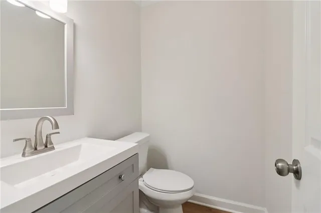 wooden floor in an empty room