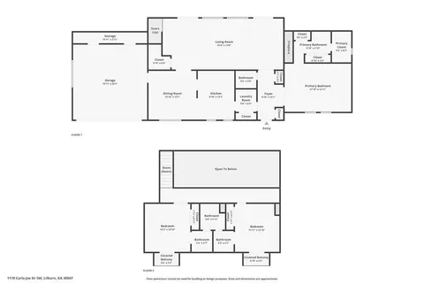 $375,000 | 1178 Carla Joe Drive Southwest, Lilburn, GA 30047