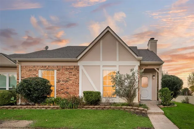 front view of house with a yard