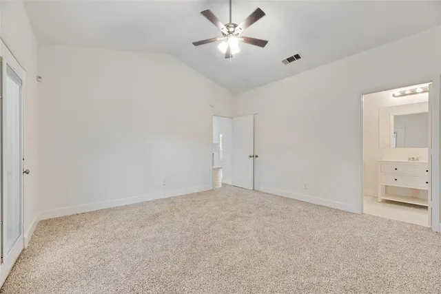 a view of an empty room