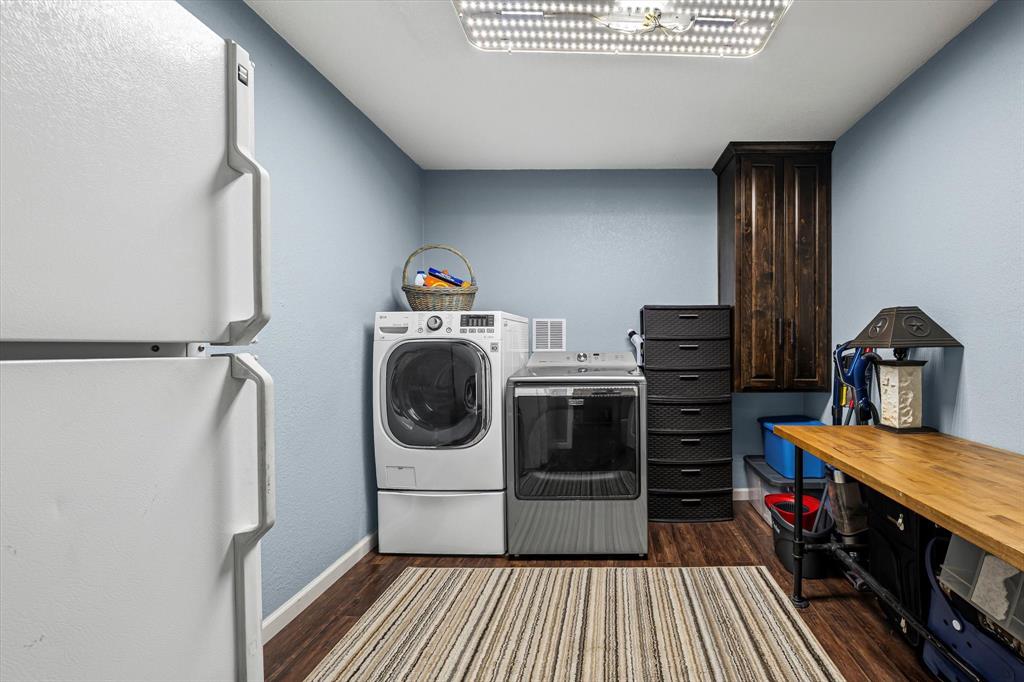 134 Thiele Road Lorena, TX 76655 - Photo 24 of 37 a utility room with dryer and washer