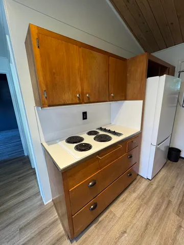 a room with storage and utility