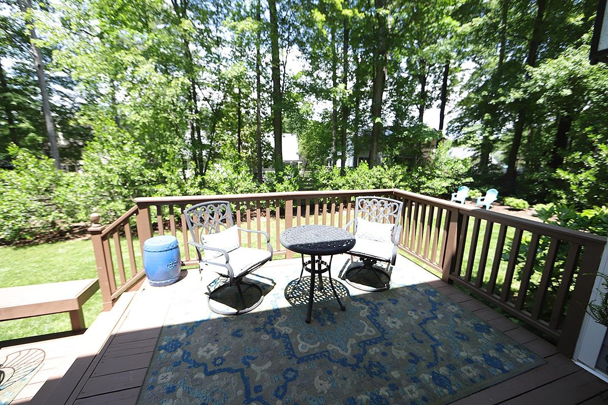 5152 Fairmead Circle Raleigh, NC 27613 - Photo 20 of 25 Have coffee on the Back Deck