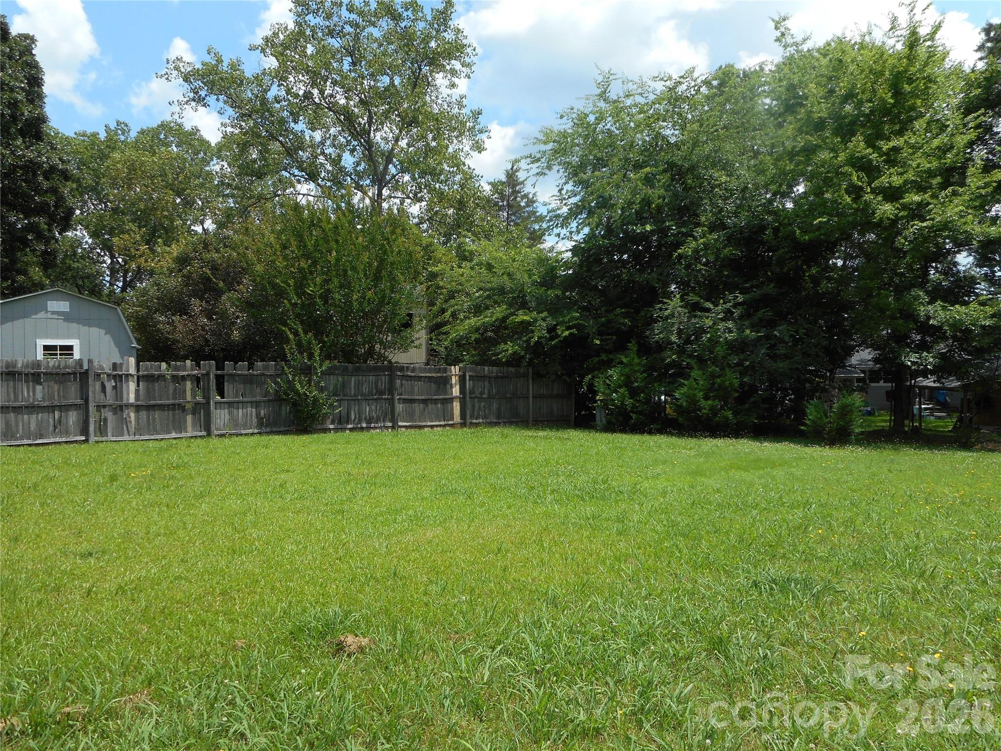 8001 Carmel Road Charlotte, NC 28226 - Photo 6 of 22 a view of a backyard with a trees