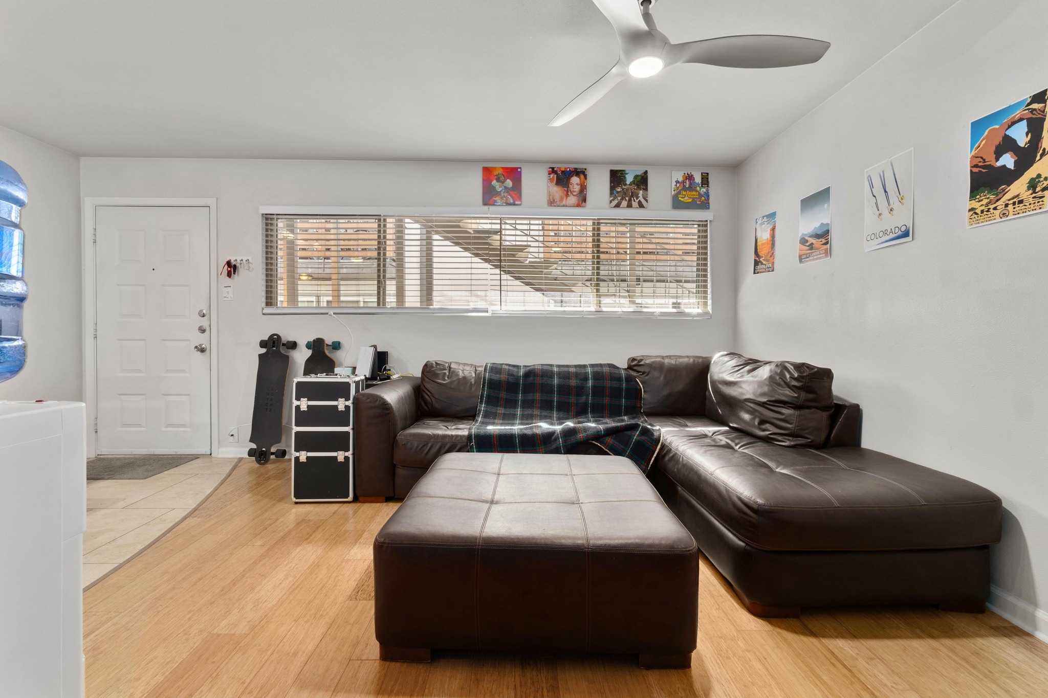 2404 Longview Street, Unit 105 Austin, TX 78705 - Photo 7 of 21 a living room with furniture and a window