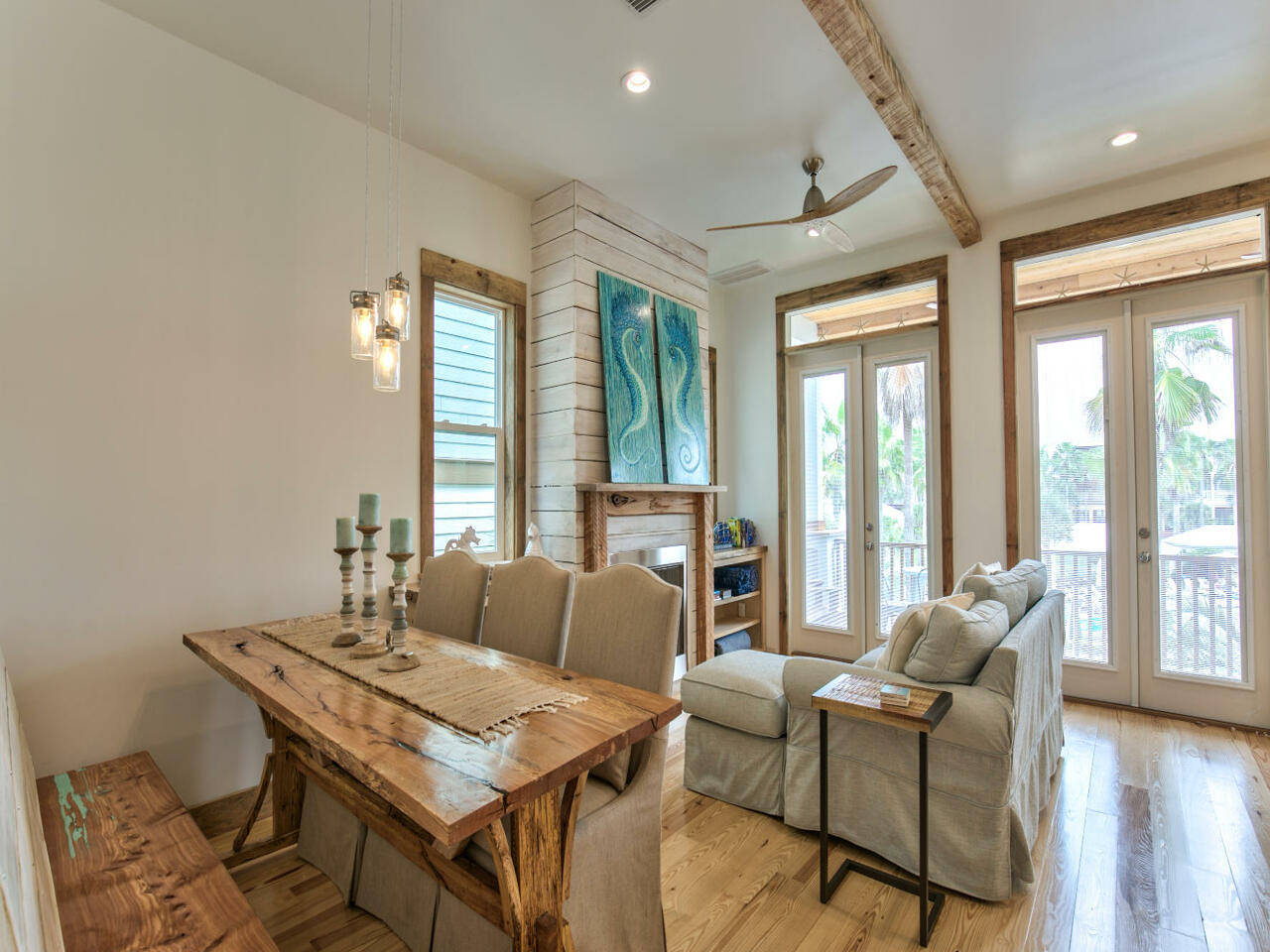 42 West Seacrest Beach Blvd Inlet Beach Inlet Beach, FL 32461 - Photo 21 of 52 a living room with furniture and a large window