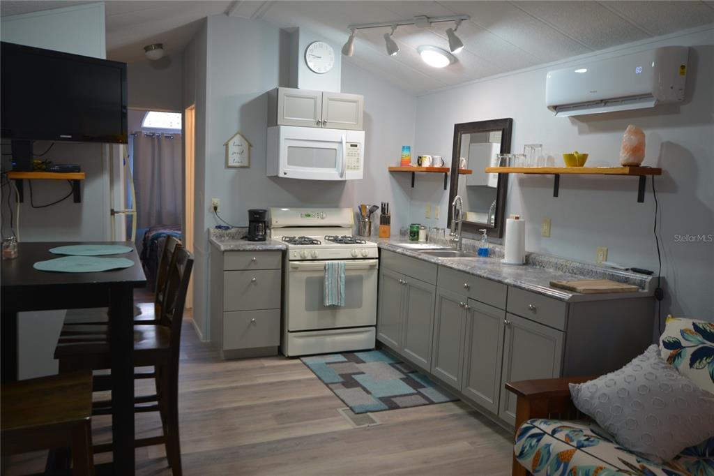 25144 Northeast 140th Loop Fort McCoy, FL 32134 - Photo 4 of 17 a kitchen with a sink cabinets and wooden floor