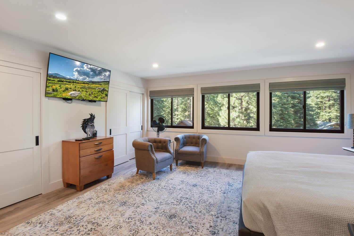 1163 Statford Way Tahoe Vista, CA 96148 - Photo 11 of 22 a living room with furniture and a large window