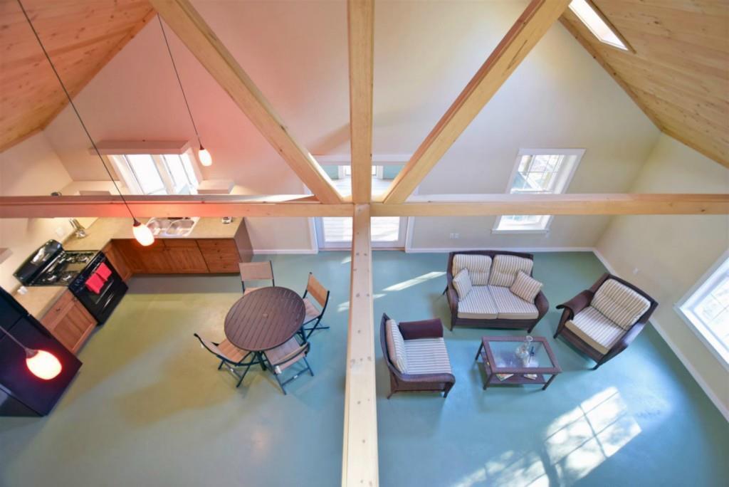 213 Tannery Brook Road Ellsworth, ME 04605 - Photo 26 of 35 View of first floor from loft...