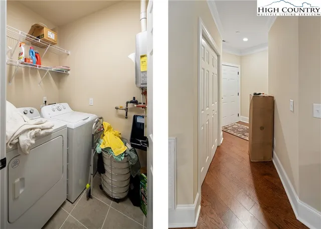 a view of walk in closet and clothes