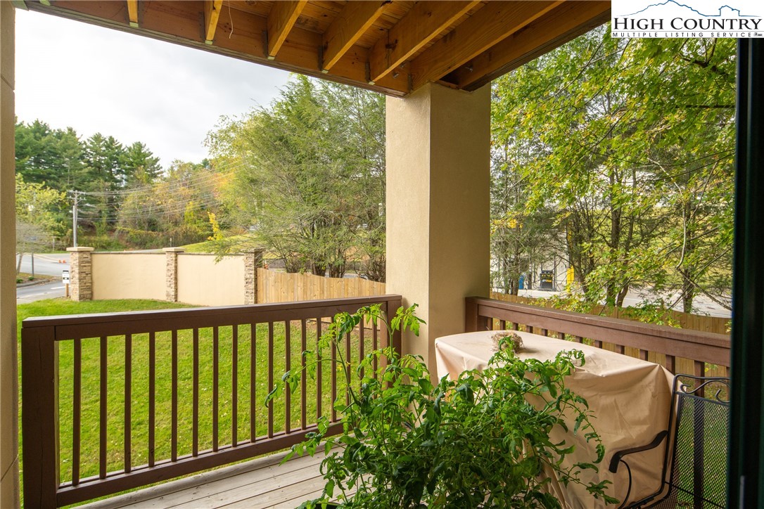 155 Gateway Drive, Unit 201 Boone, NC 28607 - Photo 23 of 23 a view of a balcony with lake view