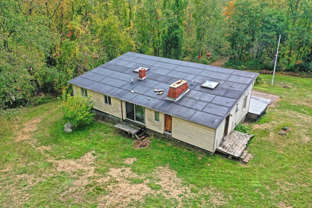 1167 Lower Road Hardwick, MA 01031 - Photo 12 of 42 an aerial view of a house having yard