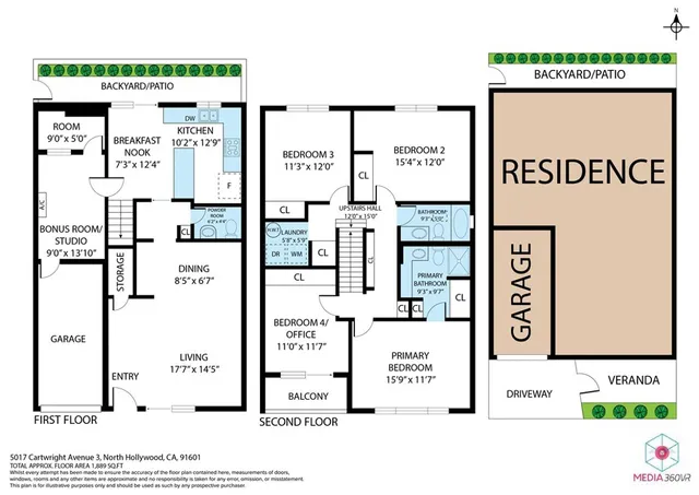 $749,000 | 5017 Cartwright Avenue, Unit 3, North Hollywood, CA 91601