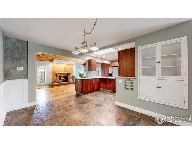 a view interior of a house and chandelier