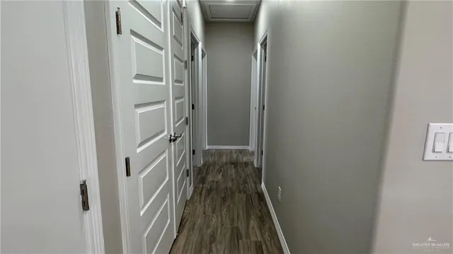 a view of a walk in closet