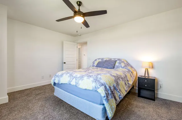 a room with furniture