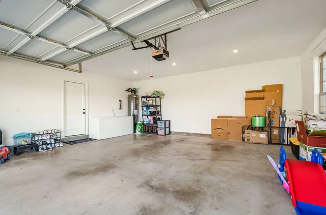 a view of a swimming pool and a yard