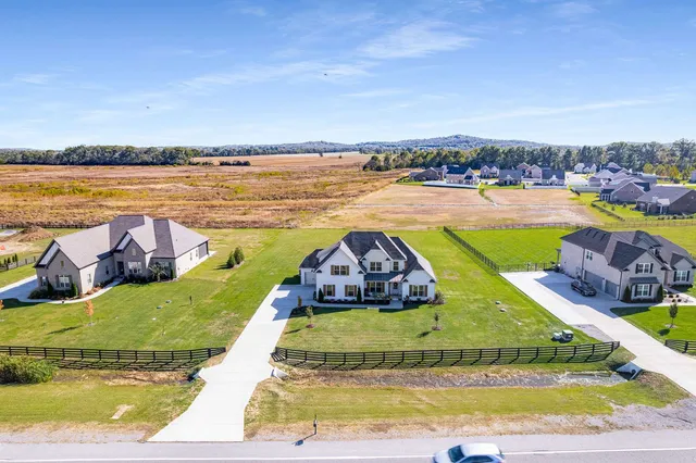 a view of a swimming pool and lake view