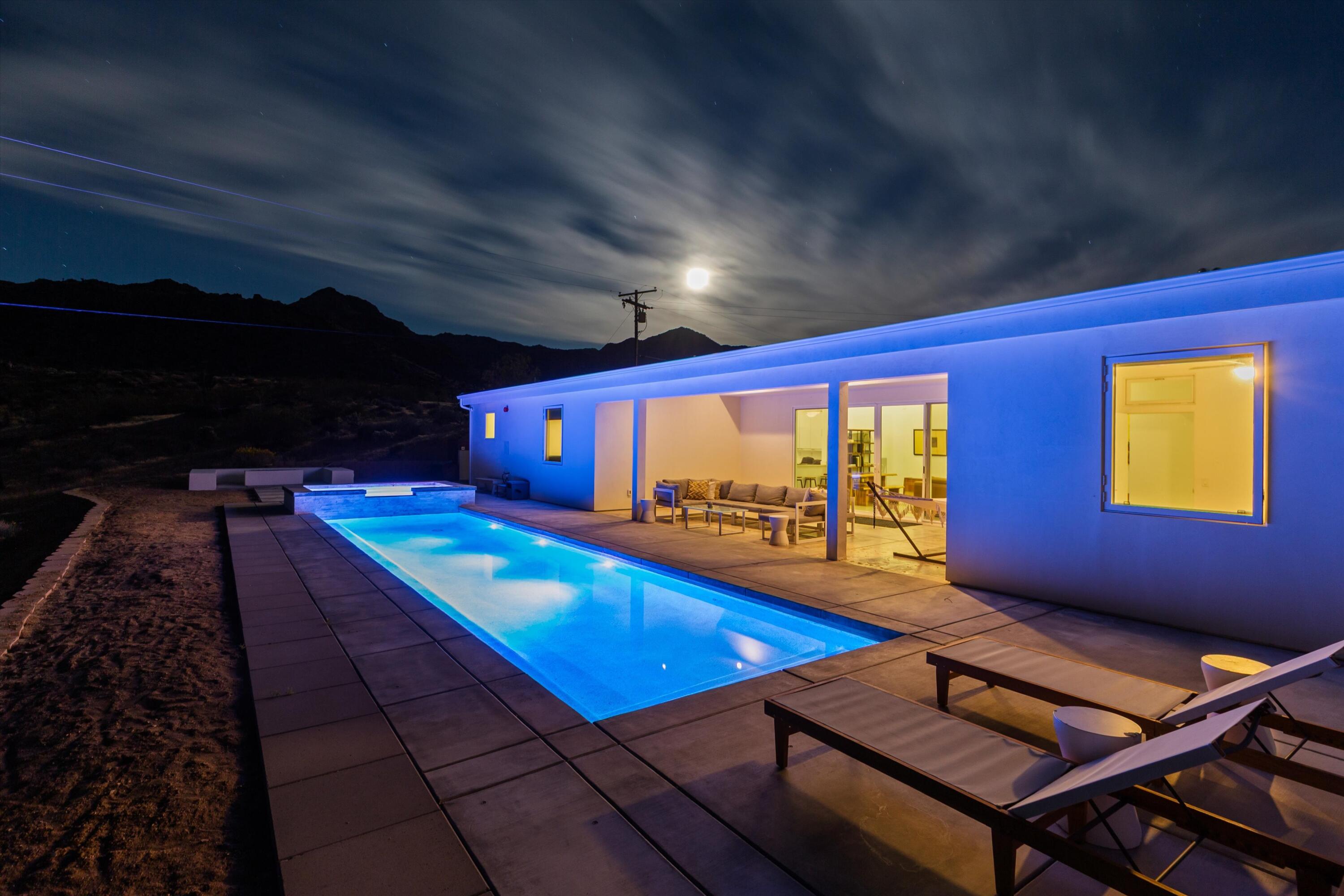 8825 Lilley Road Joshua Tree, CA 92252 - Photo 44 of 56 a room with pool table and windows