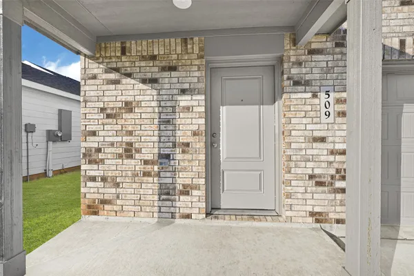 a view of outdoor space with barbeque